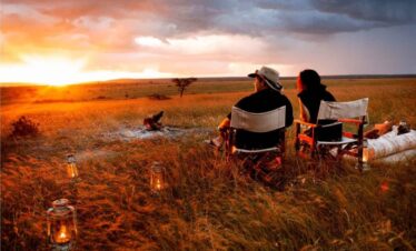 Sunset view - masai mara honeymoon
